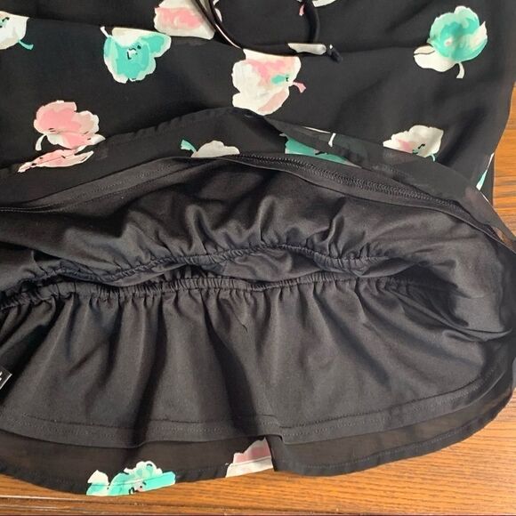 Ann Taylor Black & Pastel Off Shoulder Top - Picture 7 of 13